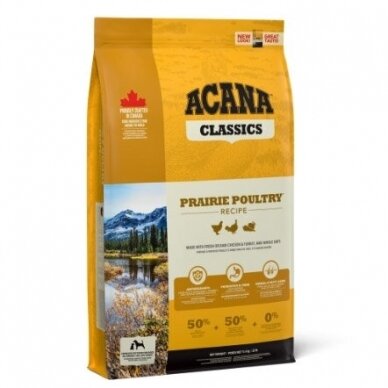Acana Classics Prairie Poultry sausas maistas šunims