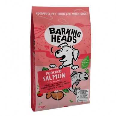 Barking Heads Pooched Salmon Grain Free sausas maistas šunims