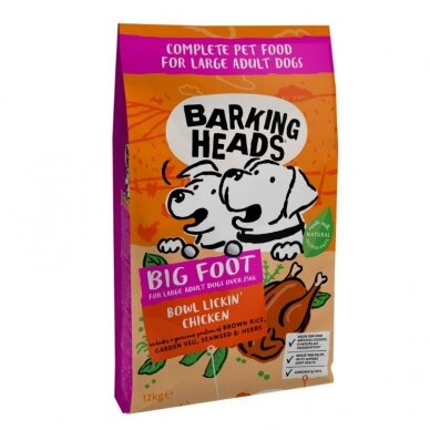 Barking Heads Bowl Lickin' Chicken Large sausas maistas šunims