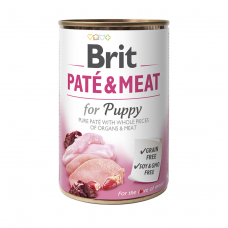 Brit Care Chicken&Turkey for Puppy Pate&Meat konservai šunims