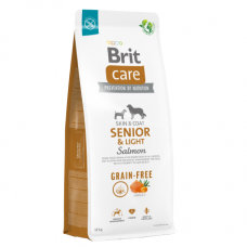 Brit Care Grain-free Senior&Light Salmon sausas maistas