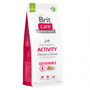 Brit Care Sustainable Activity Chicken&Insect sausas maistas šunims