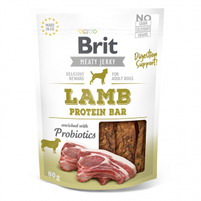 Brit Jerky Lamb Protein Bar skanėstai šunims