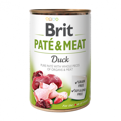 Brit Care Duck Pate & Meat konservai šunims