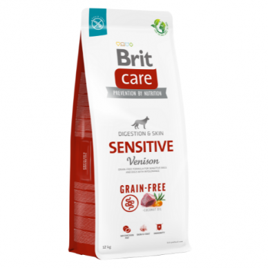 Brit Care Grain-free Sensitive Venison sausas maistas šunims