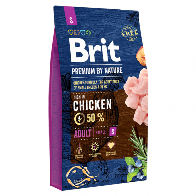Brit Premium By Nature Adult S sausas maistas šunims