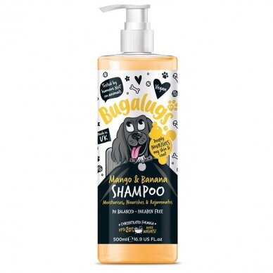 Bugalugs Mango & Banana maitinantis šampūnas šunims