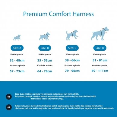BullyBillows Premium Comfort petnešos šviesiai mėlynos 4