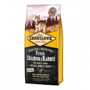 Carnilove Fresh Chicken&Rabbit sausas maistas šunims