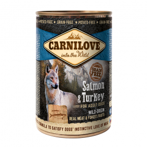 Carni Love Wild Meat Salmon&Turkey konservai šunims