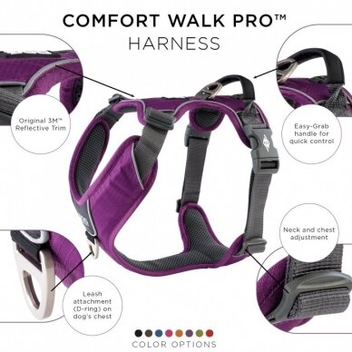DOG Copenhagen petnešos Comfort Walk Pro purpurinės 3