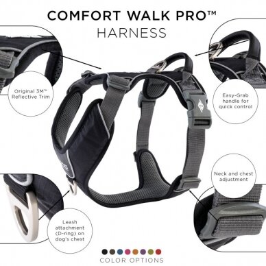 DOG Copenhagen petnešos Comfort Walk Pro juodos 3