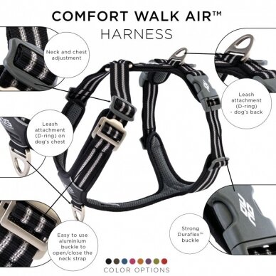 DOG Copenhagen Comfort Walk Air šunų petnešos juodos 3
