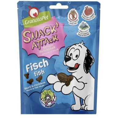 GranataPet Snack Attack Fish žuvies skanėstai šunims