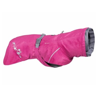 Hurtta Monsoon Coat 2 Eco Ruby lietpaltis šunims rožinis Hurtta Monsoon Coat 2 Eco Ruby lietpaltis šunims rožinis