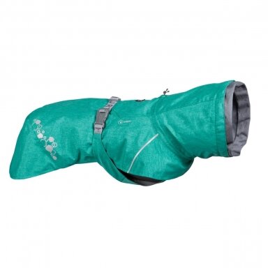 Hurtta Monsoon Coat 2 Eco Peacock lietpaltis šunims turkio Hurtta Monsoon Coat 2 Eco Peacock lietpaltis šunims turkio
