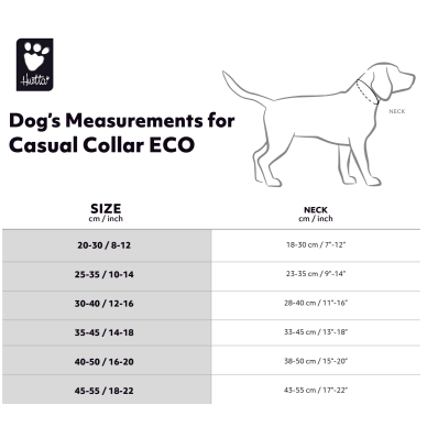 Hurtta Casual Eco minkštas antkaklis šunims turkio 3