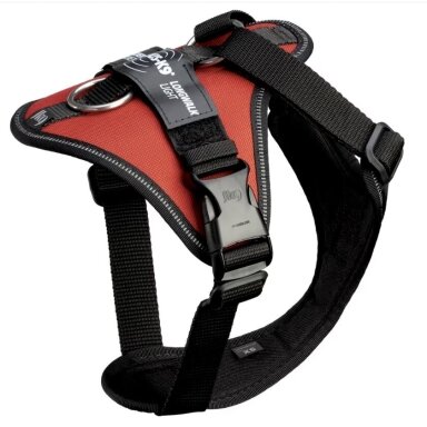 Julius-K9 IDC Longwalk Light Harness raudonos petnešos šunims