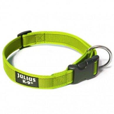 Julius-K9 Color & Gray antkaklis neon žalias