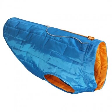Kurgo Loft Jacket dvipusė striukė šunims mėlyna oranžinė