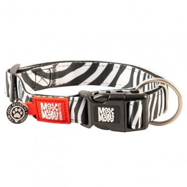Max&Molly Zebra minkštas antkaklis šunims