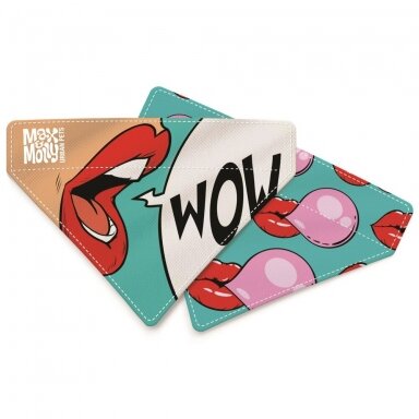 Max&Molly Missy Pop dvipusė bandana skarelė šunims