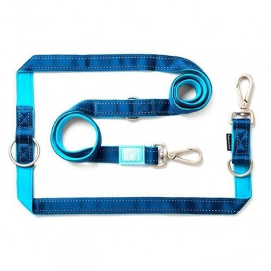 Max&Molly Multi-Leash Matrix daugiafunkcinis pavadėlis mėlynas