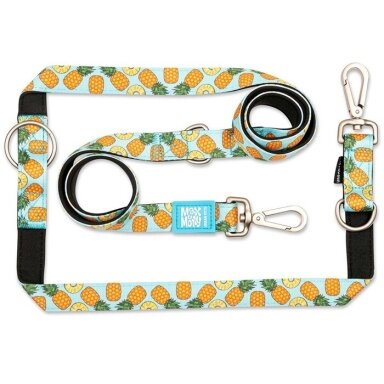 Max&Molly Multi-Leash Sweet Pineapple daugiafunkcinis pavadėlis