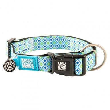 Max&Molly Retro Blue minkštas antkaklis šunims