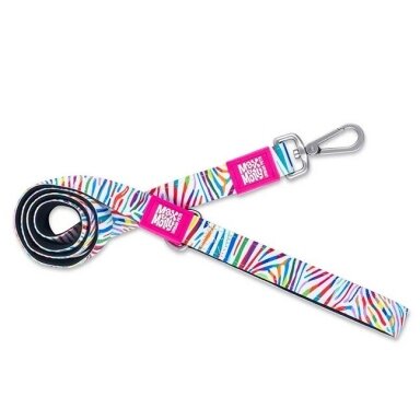 Max&Molly Magic Zebra trumpas pavadėlis šunims