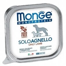 Monge Solo vieno baltymo konservai su ėriena