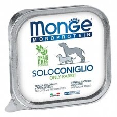 Monge Solo vieno baltymo konservai su triušiena