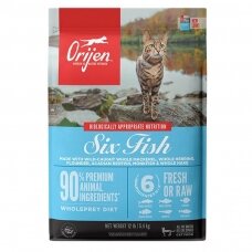 Orijen Six Fish Cat sausas maistas katėms
