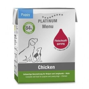 Platinum Menu konservai šuniukams su vištiena