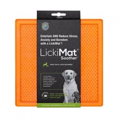 LickiMat Soother lėto valgymo kilimėlis žaislas šunims