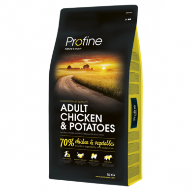 Profine Dog Adult Chicken & Potatoes šunų maistas