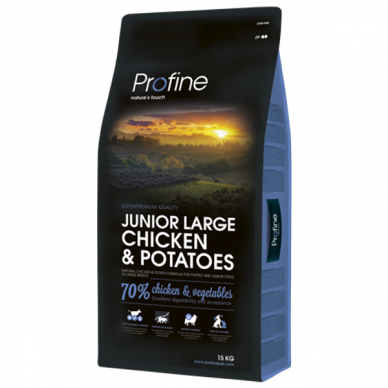 Profine Dog Junior Large Chicken & Potatoes maistas
