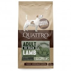 Quattro Adult with Lamb maistas mažų veislių šunims