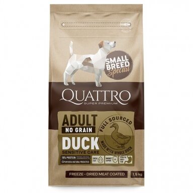 Quattro Adult with Duck šunų maistas Quattro Adult with Duck šunų maistas